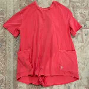 Free people hot shot tee romper